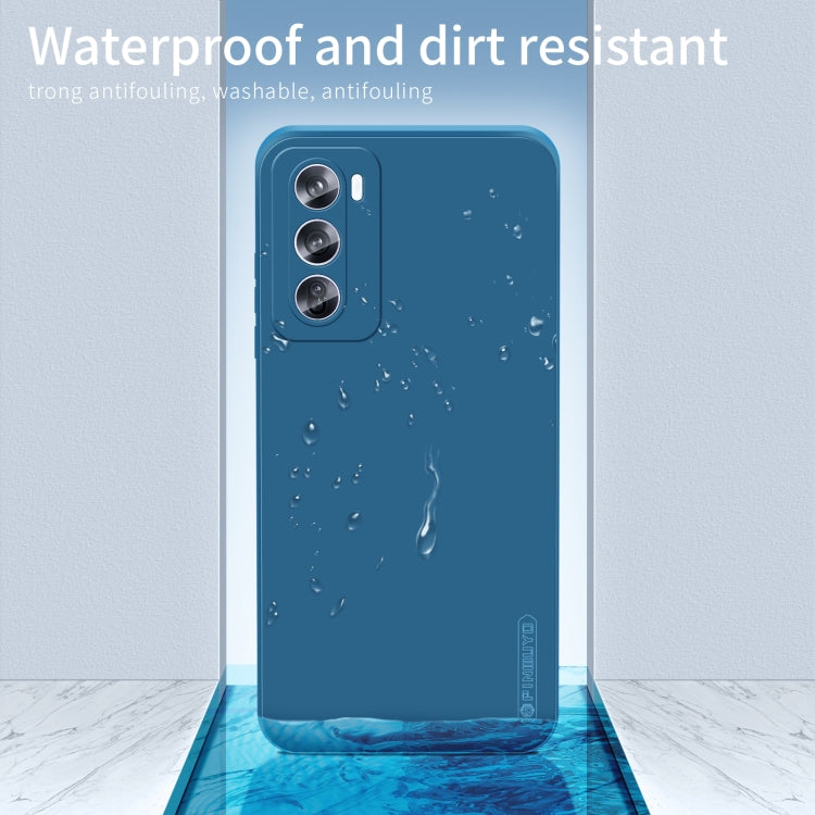 For OPPO Reno12 Pro Global PINWUYO Sense Series Liquid Silicone TPU Phone Case(Black) - Reno12 Pro Cases by PINWUYO | Online Shopping UK | buy2fix