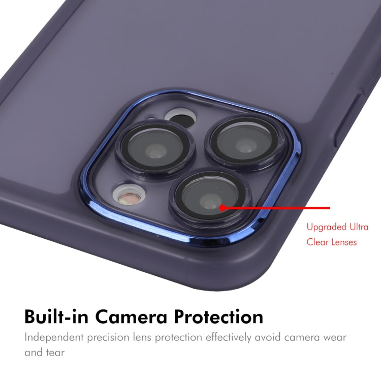 For iPhone 16 Pro ENKAY Hat-Prince Translucent Matte TPU Phone Case with Lens Film(White) - iPhone 16 Pro Cases by ENKAY | Online Shopping UK | buy2fix