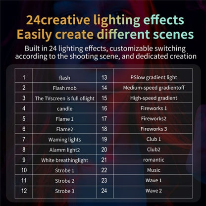 C60R 60W RGB Stage Lamp Professional Video Photography COB Fill Light, Plug:EU Plug - Selfie Light by buy2fix | Online Shopping UK | buy2fix