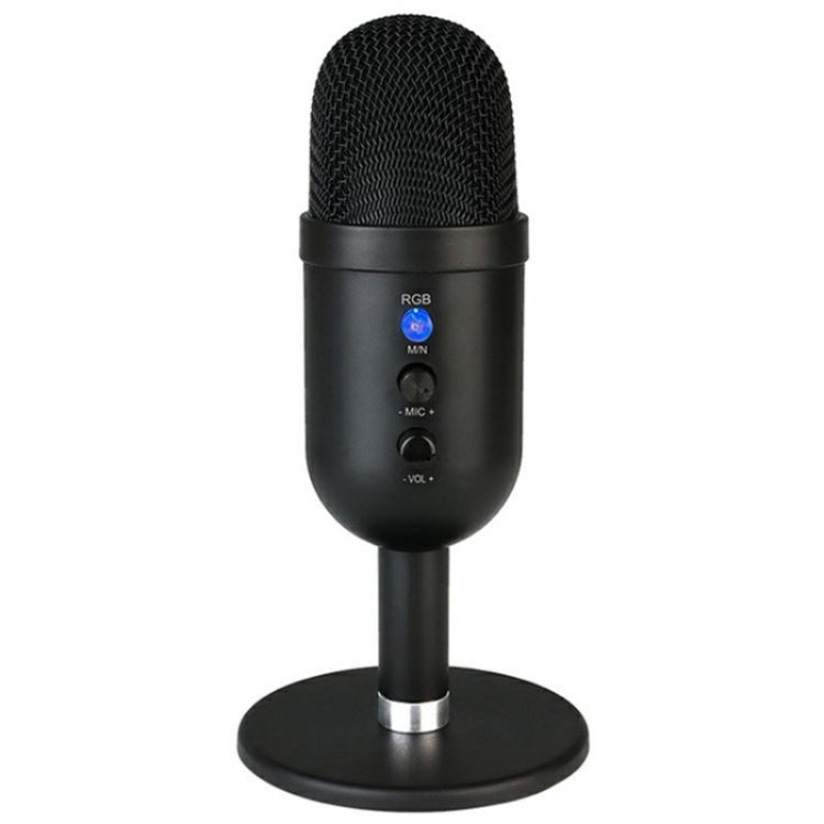 MU2000 Professional Desktop Cardioid Condenser Microphone With RGB Light - Microphone by buy2fix | Online Shopping UK | buy2fix