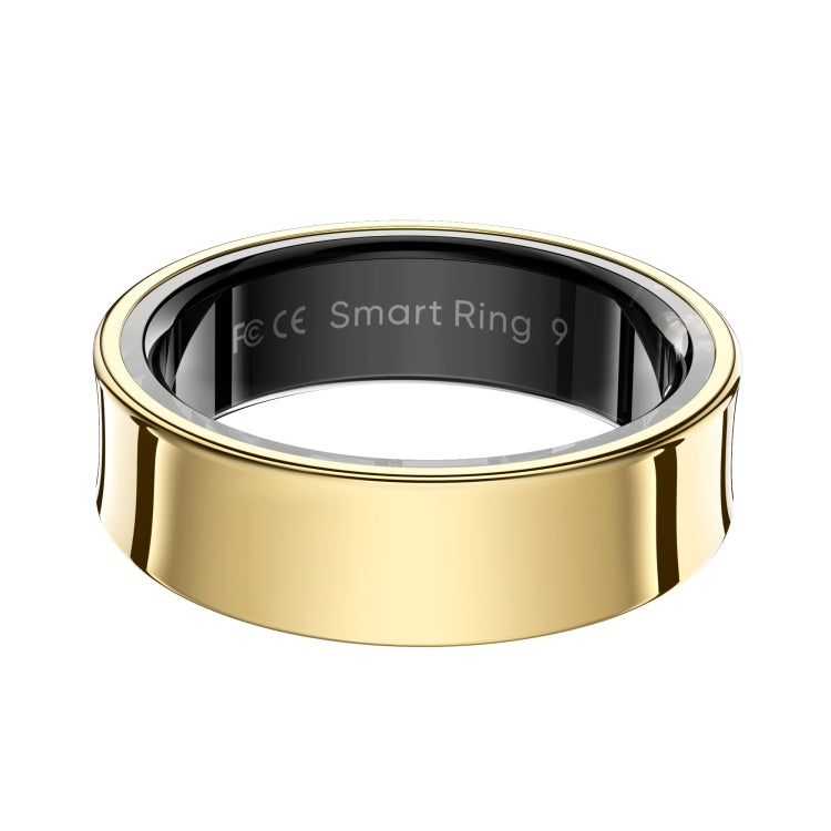 R09 SIZE 8 Smart Ring, Support Heart Rate / Blood Oxygen / Sleep Monitoring / Multiple Sports Modes(Gold) - Smart Rings / Smart Telephones by buy2fix | Online Shopping UK | buy2fix