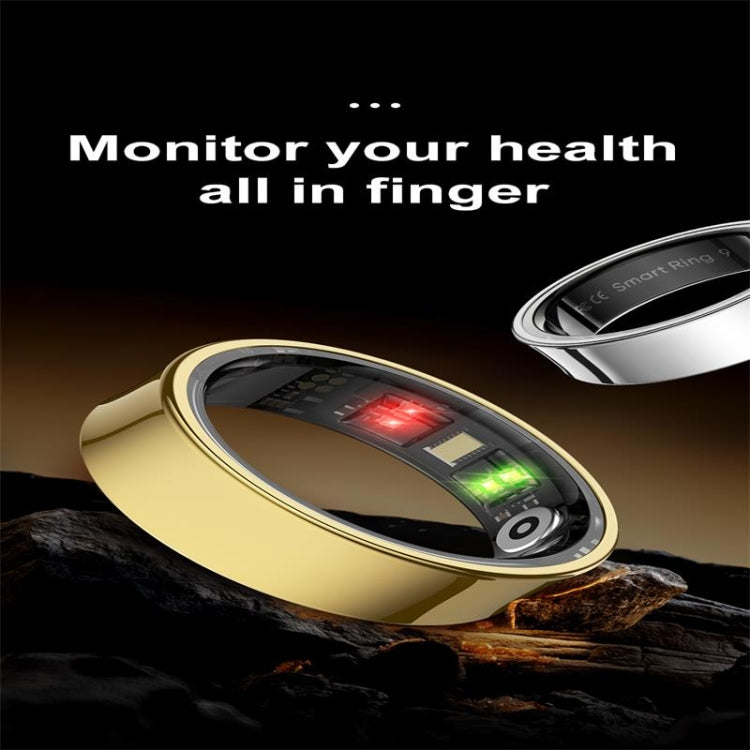 R09 SIZE 13 Smart Ring, Support Heart Rate / Blood Oxygen / Sleep Monitoring / Multiple Sports Modes(Silver) - Smart Rings / Smart Telephones by buy2fix | Online Shopping UK | buy2fix