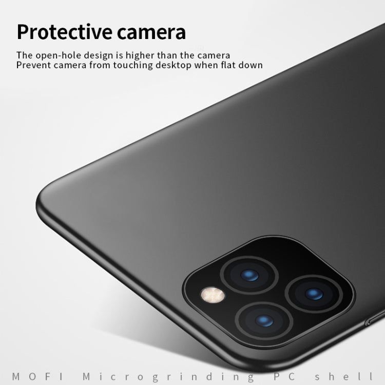 For iPhone 11 Pro MOFI Frosted PC Ultra-thin Hard Case (Black) - iPhone 11 Pro Cases by MOFI | Online Shopping UK | buy2fix