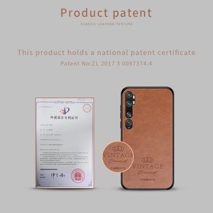 For Xiaomi Mi CC9 Pro / Note10 PINWUYO Pin Rui Series Classical PU Leather + PC + TPU Anti-fall All-inclusive Case (Brown) - Xiaomi Cases by PINWUYO | Online Shopping UK | buy2fix