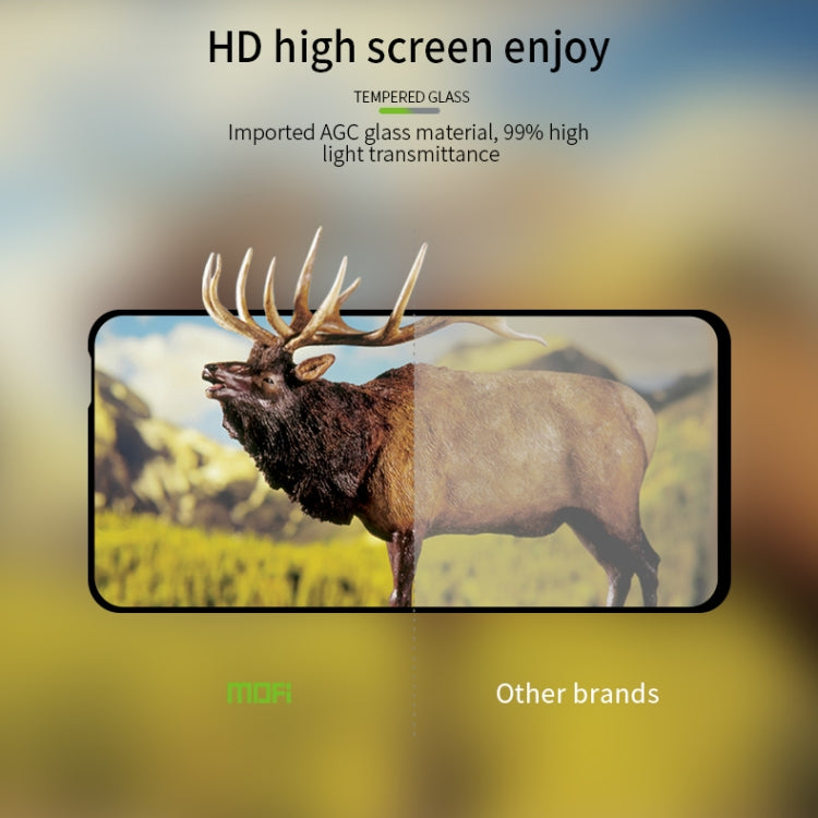 For Huawei Honor 30 / Nova7 MOFI 9H 2.5D Full Screen Tempered Glass Film(Black) - Honor Tempered Glass by MOFI | Online Shopping UK | buy2fix