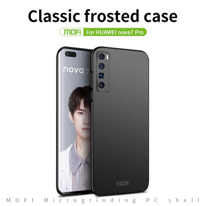 For Huawei Nova 7 Pro MOFI Frosted PC Ultra-thin Hard Case(Blue) - Huawei Cases by MOFI | Online Shopping UK | buy2fix