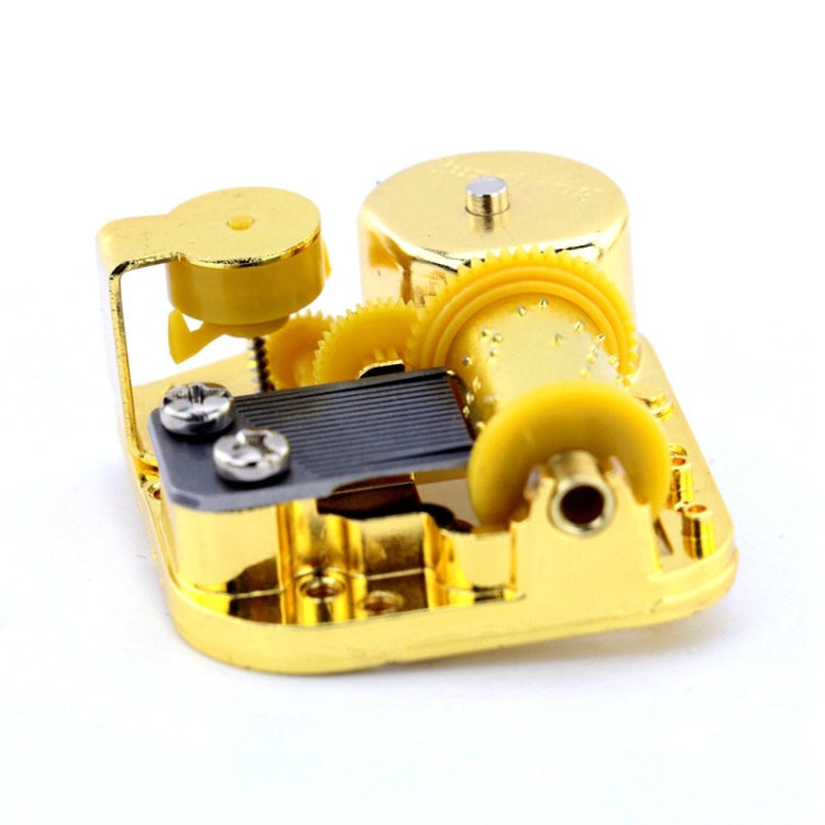 Eight-tone Gold-plated Bar Repair Parts DIY Sky City Paperback Music Box(Edelweiss) - Music Box by buy2fix | Online Shopping UK | buy2fix