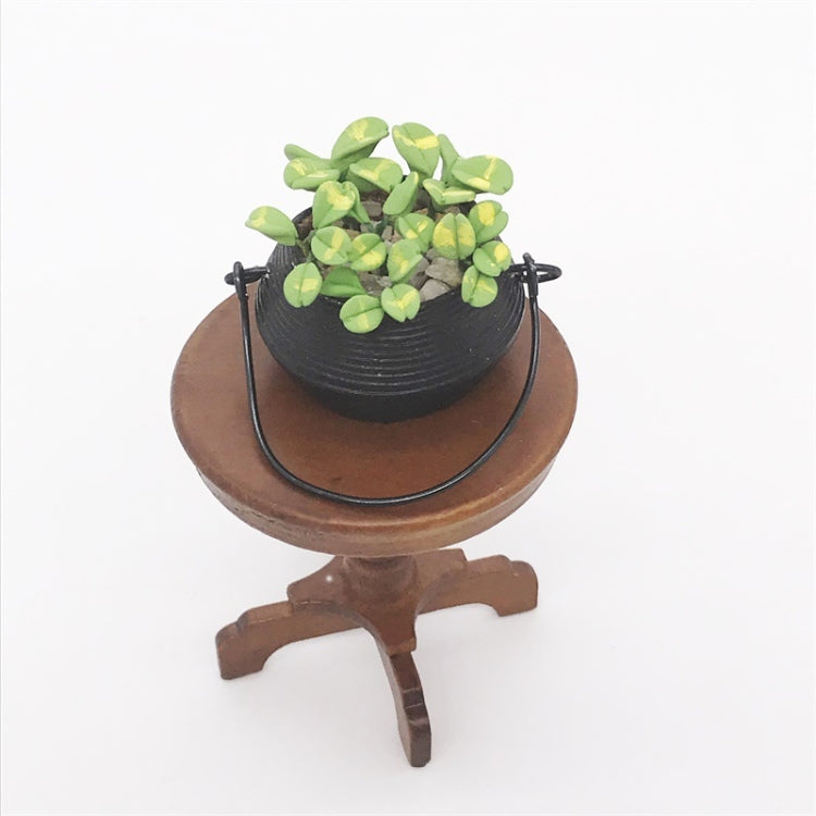 3 PCS 1:12 Mini Doll House Pocket Furniture Hanging Type Decoration Potted Garden Green Plant(Green) - Pretend Play Toys by buy2fix | Online Shopping UK | buy2fix