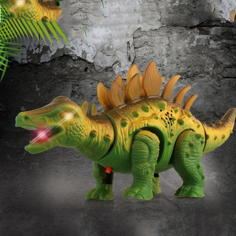 Simulation Luminous Sound Electric Universal Dinosaur Model Toy Boy Gift(Stegosaurus) - Electronic Pets by buy2fix | Online Shopping UK | buy2fix