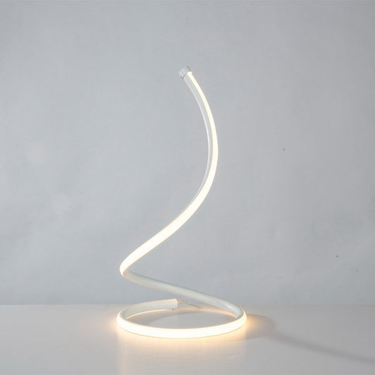 LED Spiral Table Lamp Home Living Room Bedroom Decoration Lighting Bedside Light, Specifications:AU Plug(Gold) - Bedside Light by buy2fix | Online Shopping UK | buy2fix