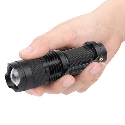 LED Outdoor Rechargeable Telescopic Zoom Mini Glare Flashlight, Specification:Single - Mini Flashlight by buy2fix | Online Shopping UK | buy2fix