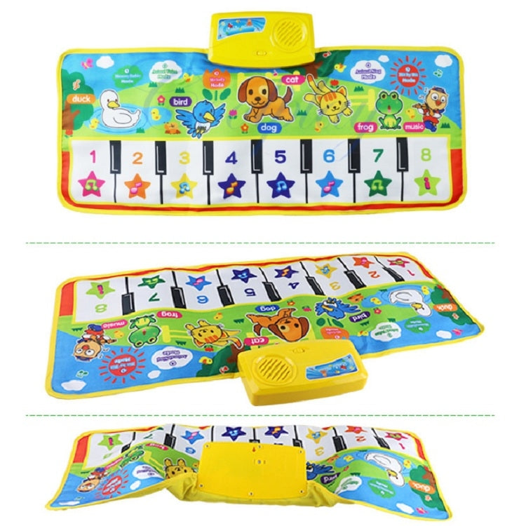 Piano Musical Touch Carpet Children Early Education Music Keyboard Playmat - Music Toys by buy2fix | Online Shopping UK | buy2fix