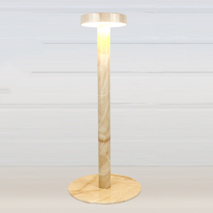 BC965 Student Eye Protection USB Waterproof LED Table Lamp Bedside Bar Table Lamp, Colour: Yellow Marble Pattern - Bedside Light by buy2fix | Online Shopping UK | buy2fix