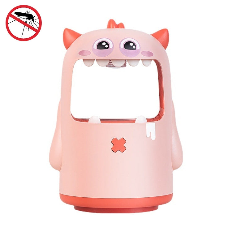 Small Monster Mosquito Lamp USB Photocatalyst Home Bedroom Physics Mosquito Repellent(Pink) - Repellents by buy2fix | Online Shopping UK | buy2fix