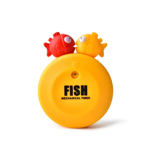 Animal Cartoon Mechanical Timer Refrigerator Magnet Timer, Specification:  Bubble Fish (Orange) - Digital Countdown by buy2fix | Online Shopping UK | buy2fix