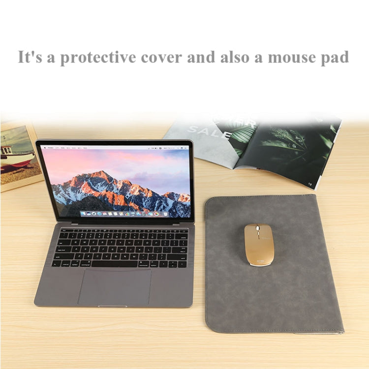 Horizontal Sheep Leather Laptop Bag For Macbook Pro 15 inch A1707/A1990(Liner Bag + Power Supply Bag  Fruit Green) - Protective Bags by buy2fix | Online Shopping UK | buy2fix