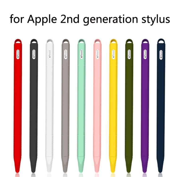 5 PCS Stylus Silicone Protective Case For Apple Pencil 2(Mint) - Pencil Accessories by buy2fix | Online Shopping UK | buy2fix