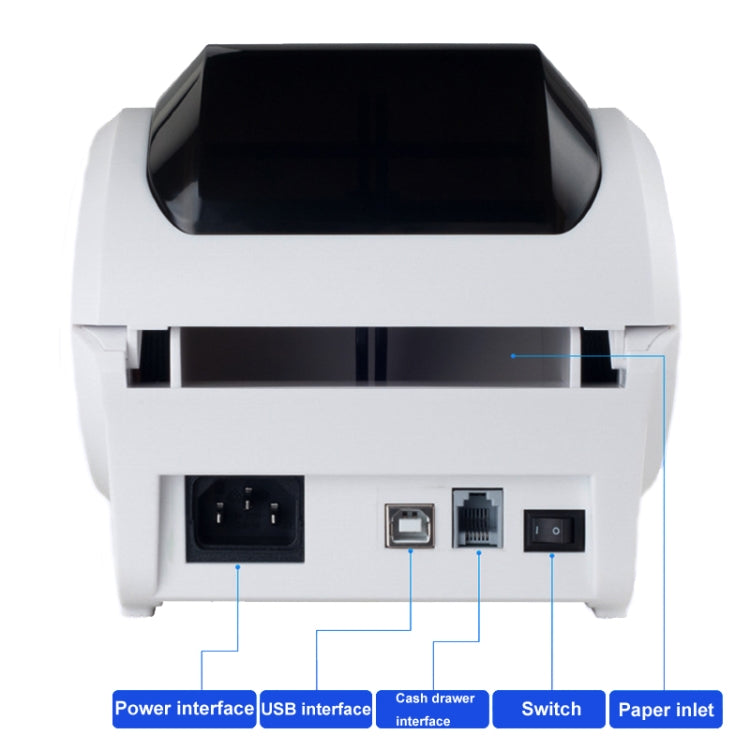 Xprinter XP-320B 80mm Thermal Barcode Supermarket Cashier Label Printer, Spec: USB(EU Plug) - Printer by Xprinter | Online Shopping UK | buy2fix