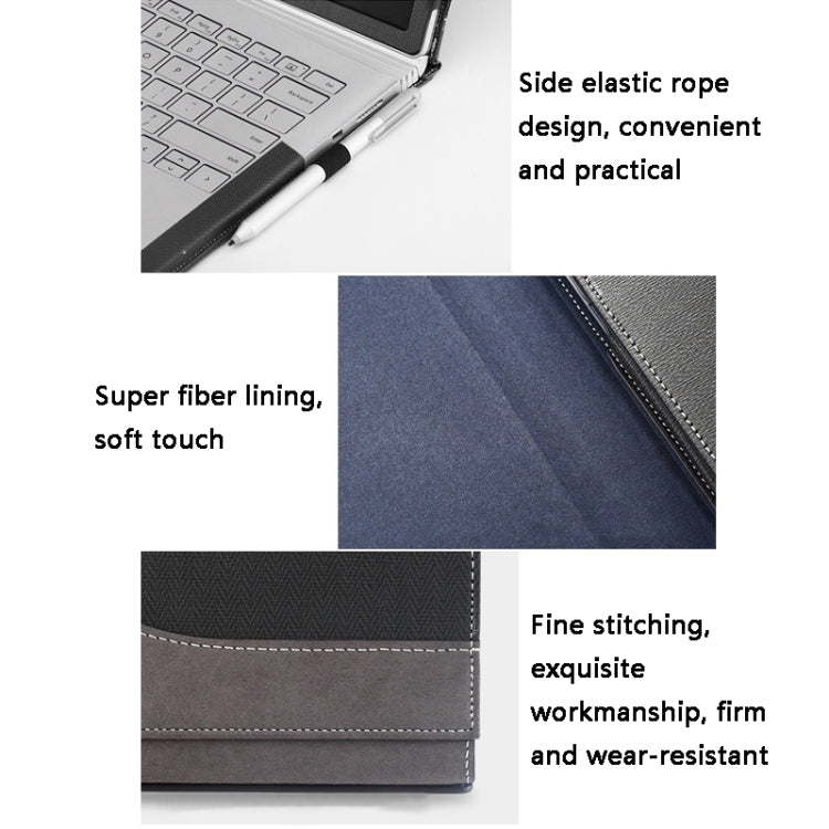 PU Leather Laptop Protective Sleeve For Microsoft Surface Book 2 15 inches(Business Brown) - Other by buy2fix | Online Shopping UK | buy2fix