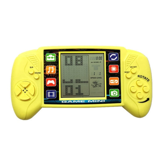 Large Screen Children Handheld Game Console Electronic Toys(Yellow) - Pocket Console by buy2fix | Online Shopping UK | buy2fix