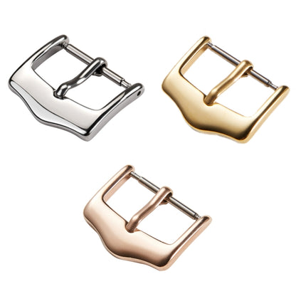 3 PCS Stainless Steel Triangle Watch Pin Buckle Watch Accessories, Color: 12mm Rose Gold - Watch Accessories & Parts by buy2fix | Online Shopping UK | buy2fix
