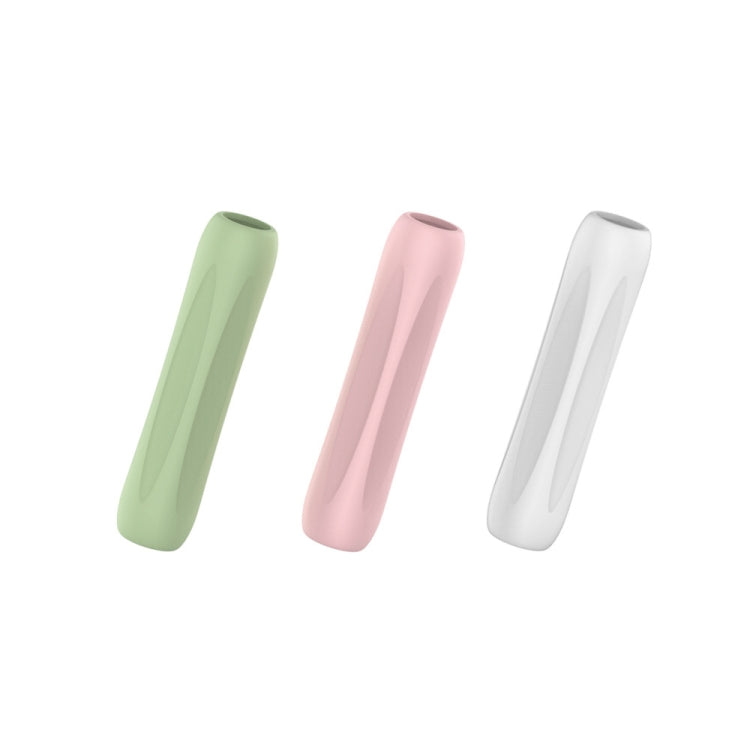 CY113 Stylus Silicone Cover Grip Set For Apple Pencil 1/2(Pink Green White) - Pencil Accessories by buy2fix | Online Shopping UK | buy2fix