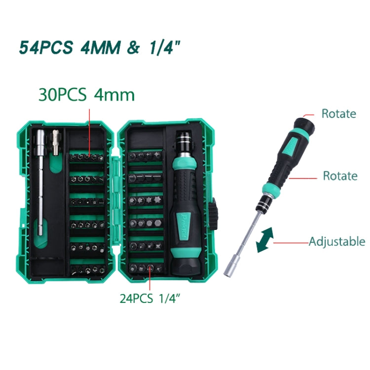 ProsKit SD-9857M 57 In 1 Repair Screwdriver Set Phone Computer Disassembly Tools - Screwdriver Tools by ProsKit | Online Shopping UK | buy2fix