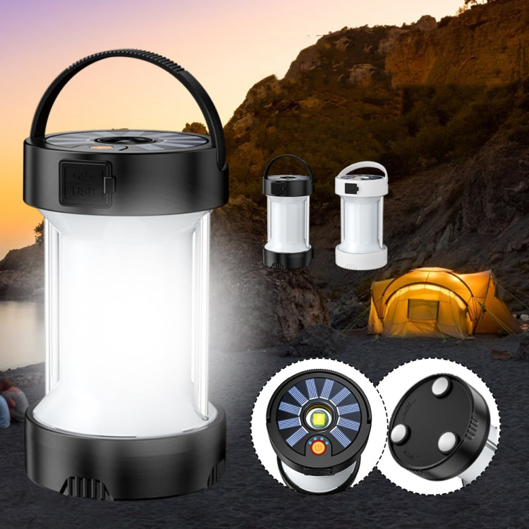 Camping Lantern Outdoor Solar Emergency Lights Multifunctional Tent Light(White) - Camping Lighting by buy2fix | Online Shopping UK | buy2fix