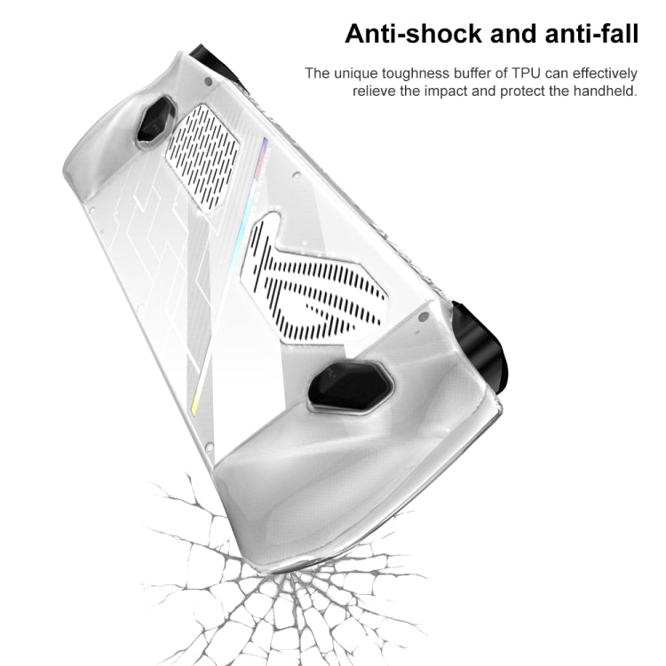 For ASUS Rog Ally Game Console All-in-one TPU Soft Protective Case(Transparent) - Accessories by buy2fix | Online Shopping UK | buy2fix