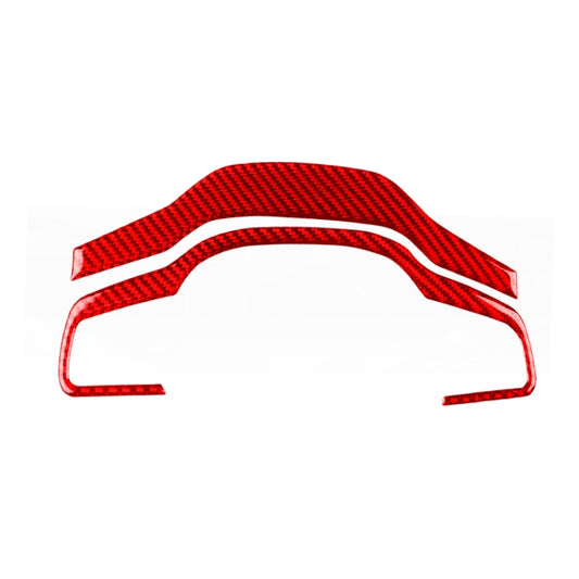 For Jaguar F-TYPE 2013+ Left And Right Drive Universal Steering Wheel Cover Sticker(Red) - Car Interior Mouldings by buy2fix | Online Shopping UK | buy2fix