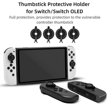 JYS JYS-SD015 8pcs/set Raptor Protective Kit With Bracket For Switch / Switch OLED / Switch Lite / Steam Deck(Black) - Cases by JYS | Online Shopping UK | buy2fix