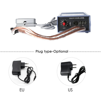 Portable 18650 Battery Spot Welder 5000W High Power Handheld Spot Welding Machine, Style: Footswitch Version US Plug - Others by buy2fix | Online Shopping UK | buy2fix