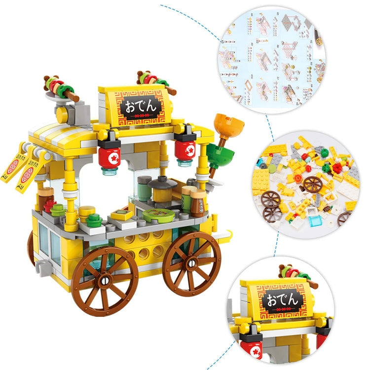 LELE BROTHER Children Assembling Mini City Street Scene Building Blocks, Style: 8613-7 Kebab Car - Building Blocks by LELE BROTHER | Online Shopping UK | buy2fix