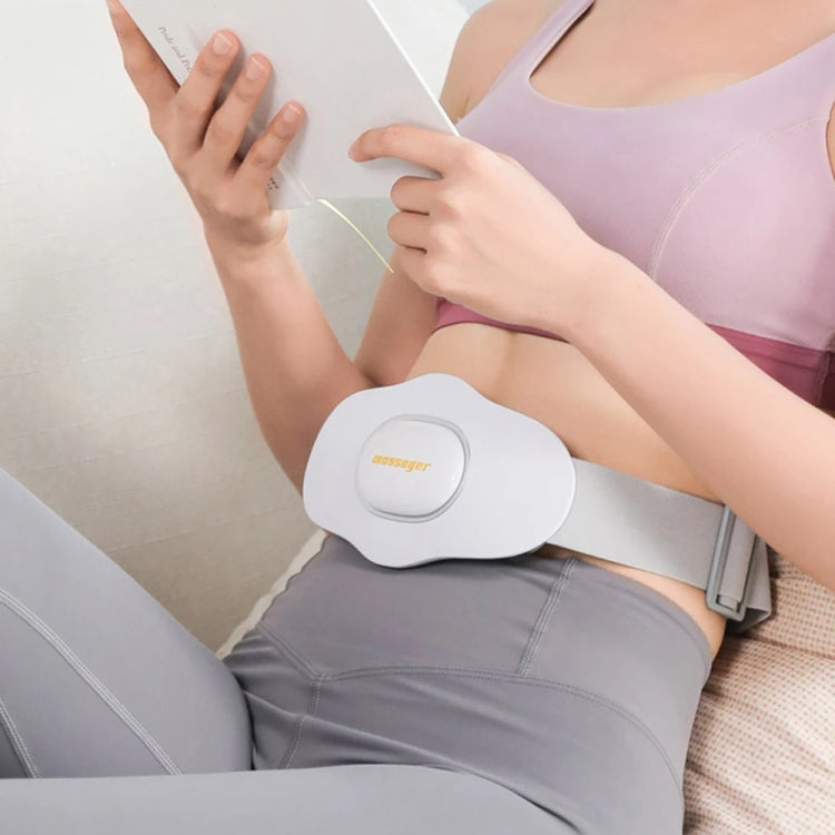 Y2 EMS Pulse Hot Compress Lumbar Massager Multifunctional Voice Broadcast Massage Belt(White) - Massage & Relaxation by buy2fix | Online Shopping UK | buy2fix