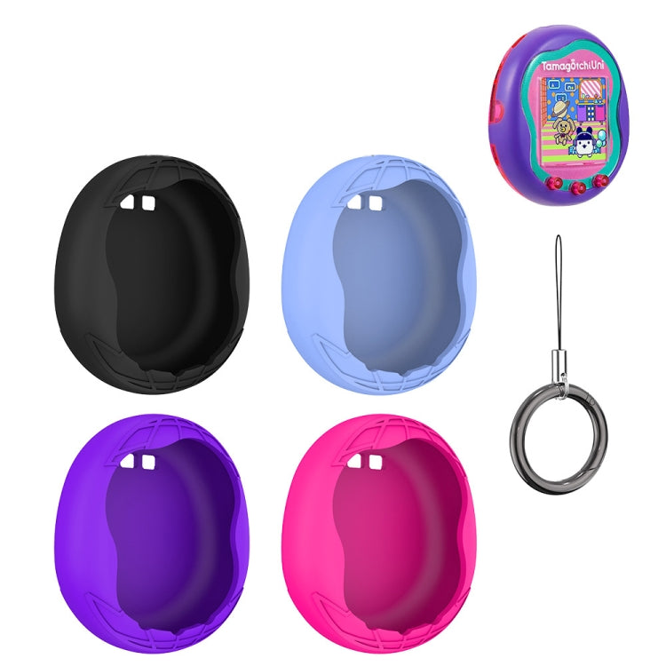 For Tamagotchi Uni (2023) Pet Game Machine Silicone Protection Case(Black) - Accessories by buy2fix | Online Shopping UK | buy2fix