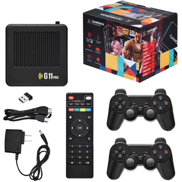 G11 PRO Game Machine TV Box Dual System HDMI HD 4K Retro Arcade, Style: 64G 30,000+ Games - Pocket Console by buy2fix | Online Shopping UK | buy2fix