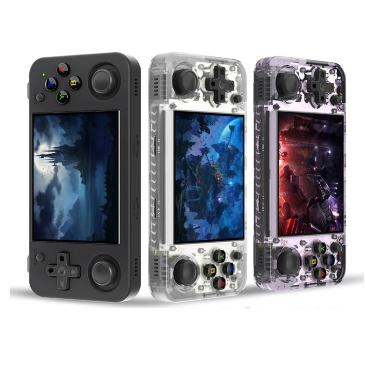 ANBERNIC RG35XX H Handheld Game Console 3.5 Inch IPS Screen Linux System 64GB(Transparent White) - Pocket Console by ANBERNIC | Online Shopping UK | buy2fix