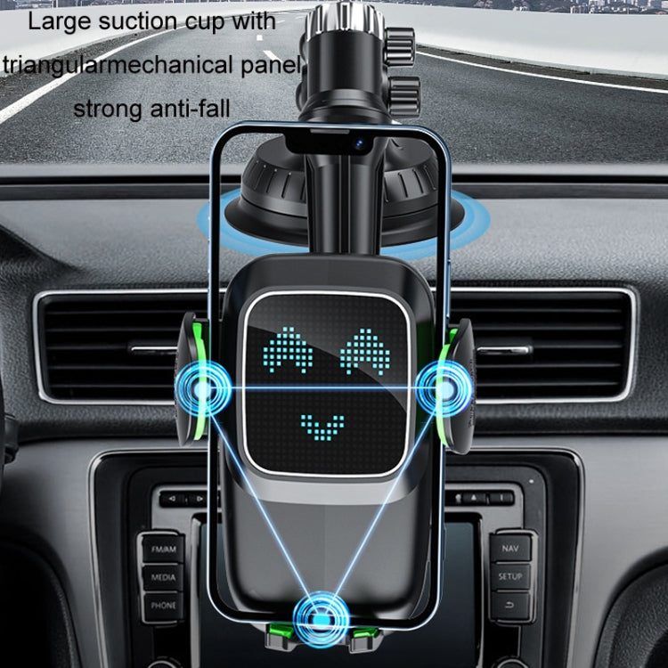Car Windscreen Dashboard Suction Cup Phone Holder, Color: Extended Black - Car Holders by buy2fix | Online Shopping UK | buy2fix