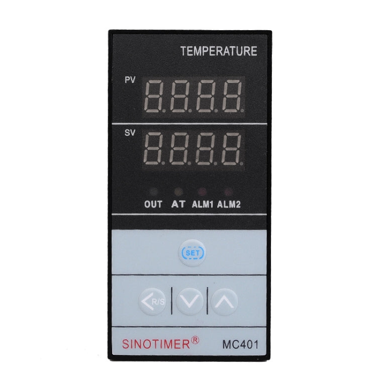 SINOTIMER MC401 Universal Input Short Case PID Intelligent Temperature Controller Meter Heating Cooling Relay SSR Solid State Output - Thermostat & Thermometer by SINOTIMER | Online Shopping UK | buy2fix