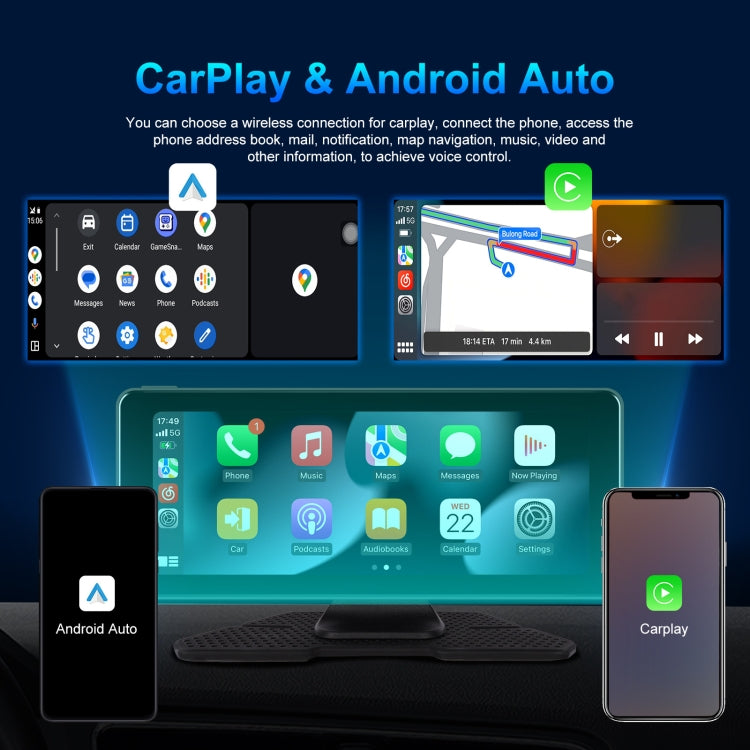 6.86 Inch 4KDVR Smart Screen Player, Specification: Standard+64G Memory Card - Car MP3 & MP4 & MP5 by buy2fix | Online Shopping UK | buy2fix