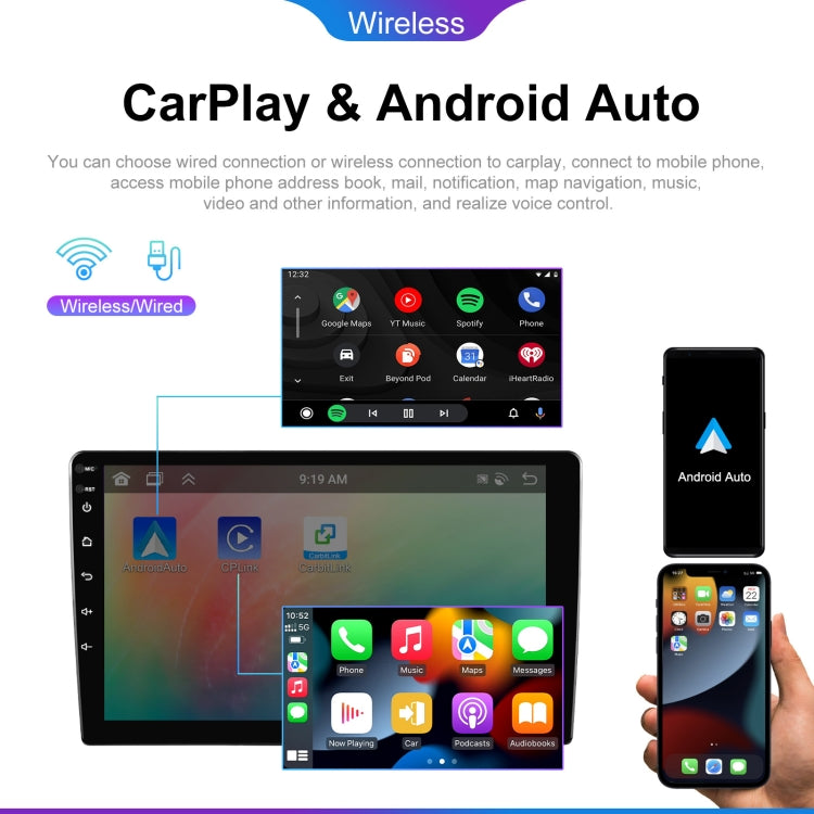 7 inch 6+128G Android Universal HD Large Screen Car Bluetooth Player Android GPS Navigation Integrated Machine(Standard+AHD Camera) - Car MP3 & MP4 & MP5 by buy2fix | Online Shopping UK | buy2fix