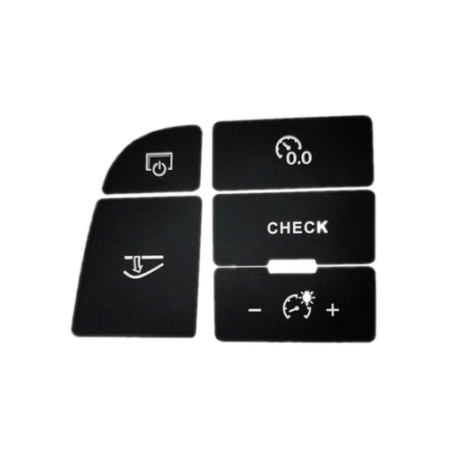 For Audi A6/A6L 2005-2011 Central Control Button Repair Sticker(For Right Driving) - Decorative Sticker by buy2fix | Online Shopping UK | buy2fix