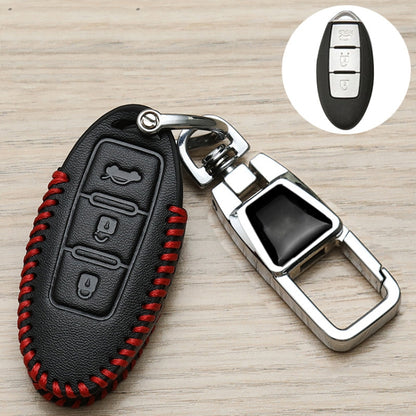 For Nissan Car Key Cover Keychain Anti-lost Number Plate, Style: B - Car Key Cases by buy2fix | Online Shopping UK | buy2fix