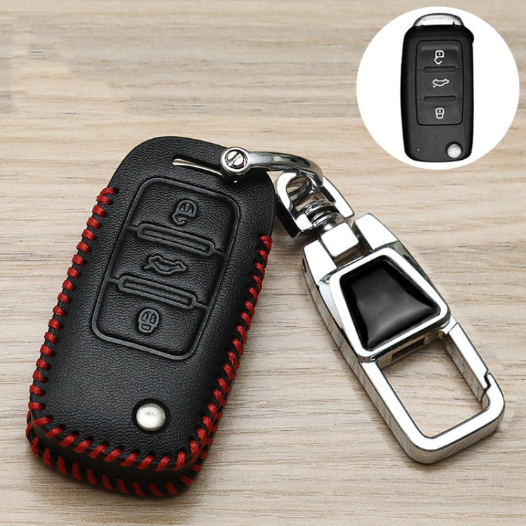 For Volkswagen Jetta Car Key Cover Multifunctional Keychain Anti-lost Number Plate(E) - Car Key Cases by buy2fix | Online Shopping UK | buy2fix