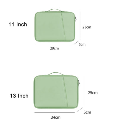 BUBM 11 Inch Tablet Sleeve Bag Laptop Storage Bag Handbag(Green) - 10 - 11 inch by BUBM | Online Shopping UK | buy2fix