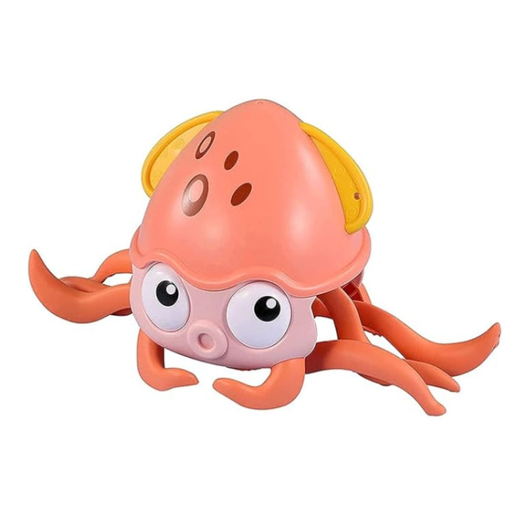 Children Electrical Sensor Octopus Toy Automatic Obstacle Avoidance Sound Light Crawling Quirky Toy(Pink) - Electronic Pets by buy2fix | Online Shopping UK | buy2fix