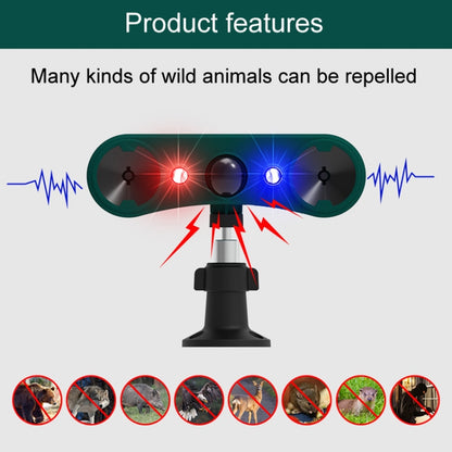 N911W Solar Powered Mouse Repeller Alarm Infrared Sensor Animal Repellent(Green) - Outdoor Insect Repellent by buy2fix | Online Shopping UK | buy2fix