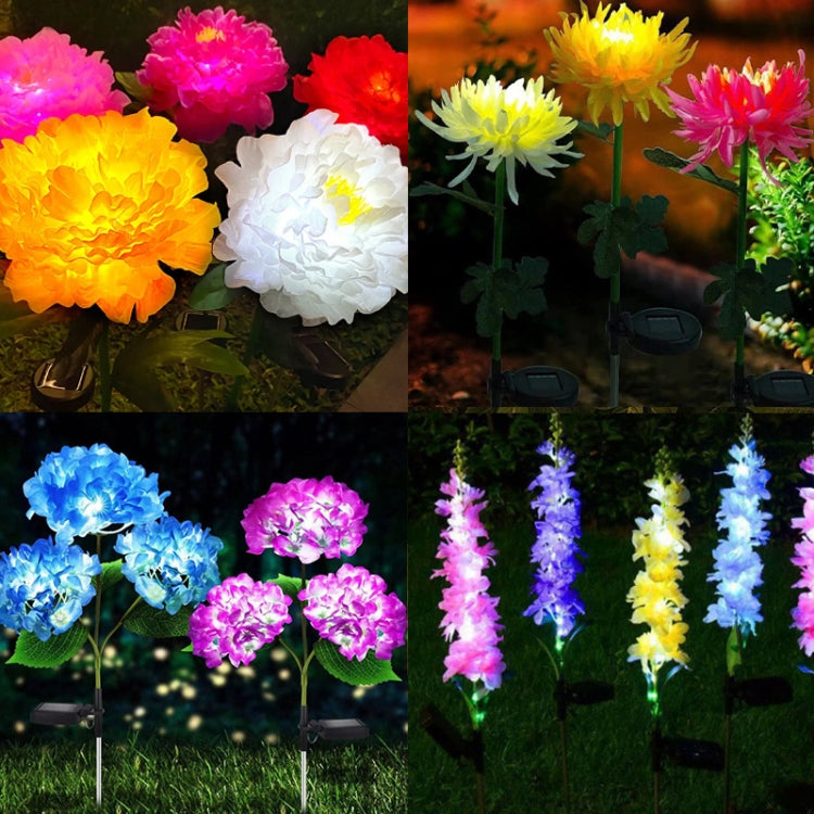 Solar Lawn Lamp LED Simulation Flower Garden Decorative Atmosphere Lights, Style: Hyacinth - Solar Lights by buy2fix | Online Shopping UK | buy2fix