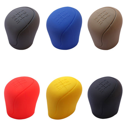 Automotive Silicone Manual Automatic Shift Lever Protective Cover, Size: Gear Shift Red - Shift Knob by buy2fix | Online Shopping UK | buy2fix