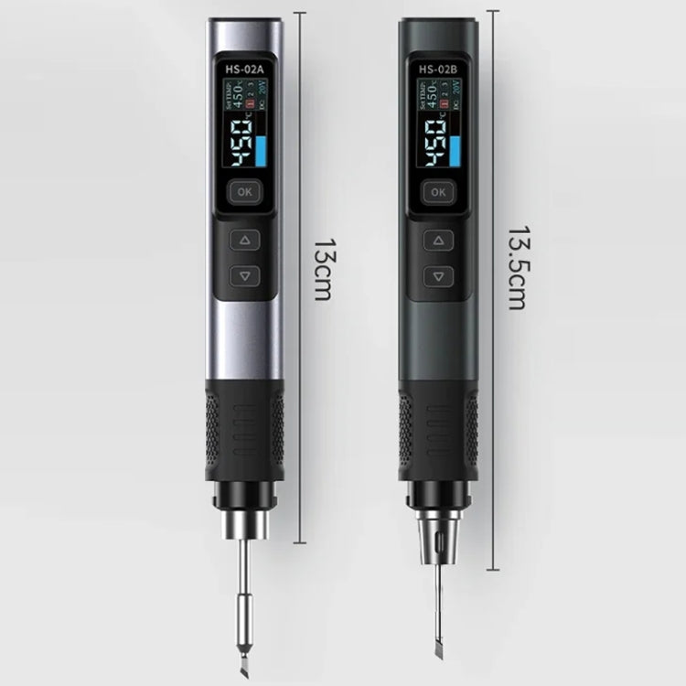 FNIRSI Portable Constant Temperature Soldering Iron Set, Model: HS-02A Upgrade B+C2C Line+90W US Plug - Soldering Iron Set by FNIRSI | Online Shopping UK | buy2fix